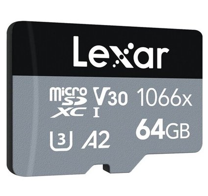 Lexar%20Professional%201066x%20Class%2010%20UHS-I%20U3%20A2%20V30%2064%20GB%20Micro%20SD%20Kart