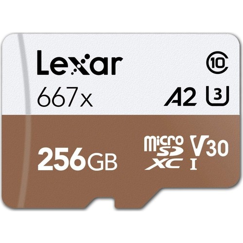 Lexar%20256GB%20Micro%20SDXC%20667X%20UHS%20I%20U3%20V30%20Hafıza%20Kartı