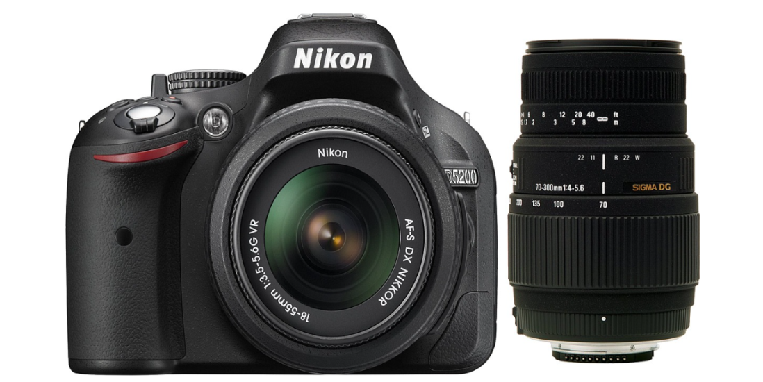 Nikon D5200 + 70-300mm Lens Fotoğraf Makinesi
